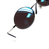 12 Pack: Sleek Oval Metal Color Mirror Wholesale Sunglasses