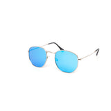 12 Pack: Minimal Hexagon Metal Color Mirror Wholesale Sunglasses