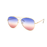 12 Pack: Duotone Metal Gold Aviator Wholesale Sunglasses