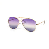 12 Pack: Duotone Metal Gold Aviator Wholesale Sunglasses