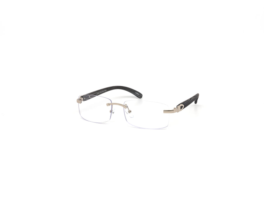 12 Pack: Rimless Rounded Square Gold Wholesale Sunglasses