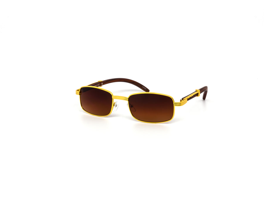 12 Pack: Gold Frame Gradient Aviator Wholesale Sunglasses