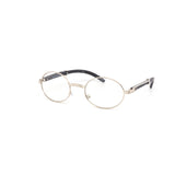 12 Pack: Gold Oval Clear Wholesale Sunglasses