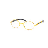12 Pack: Gold Oval Clear Wholesale Sunglasses