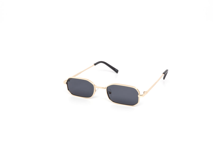 12 Pack: Skinny Octagonal Metal Wholesale Sunglasses