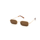 12 Pack: Skinny Octagonal Metal Wholesale Sunglasses
