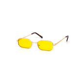 12 Pack: Petite Octagonal Metal Color Wholesale Sunglasses
