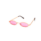 12 Pack: 60s Mini Oval Metal Color Wholesale Sunglasses