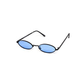 12 Pack: 60s Mini Oval Metal Color Wholesale Sunglasses