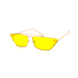 12 Pack: Trendy Metal Wire Color Cateye Wholesale Sunglasses