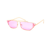 12 Pack: Trendy Metal Wire Color Cateye Wholesale Sunglasses