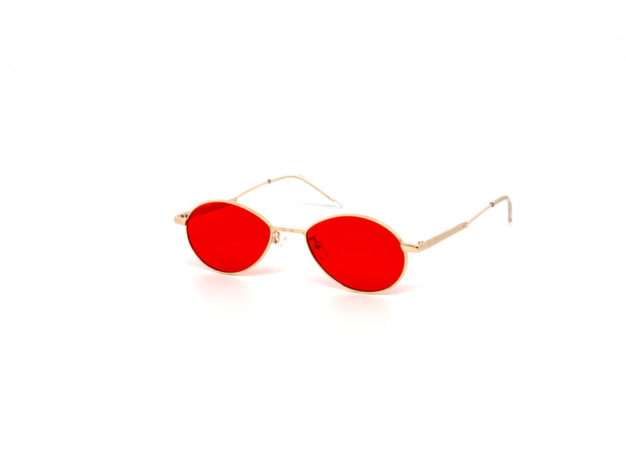 12 Pack: Petite Teardrop Metal Color Wholesale Sunglasses