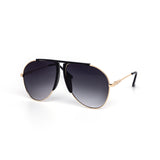 12 Pack: Unique Metal Gradient Aviator Wholesale Sunglasses