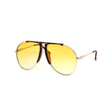 12 Pack: Black Bird Aviator Color Gradient Wholesale Sunglasses