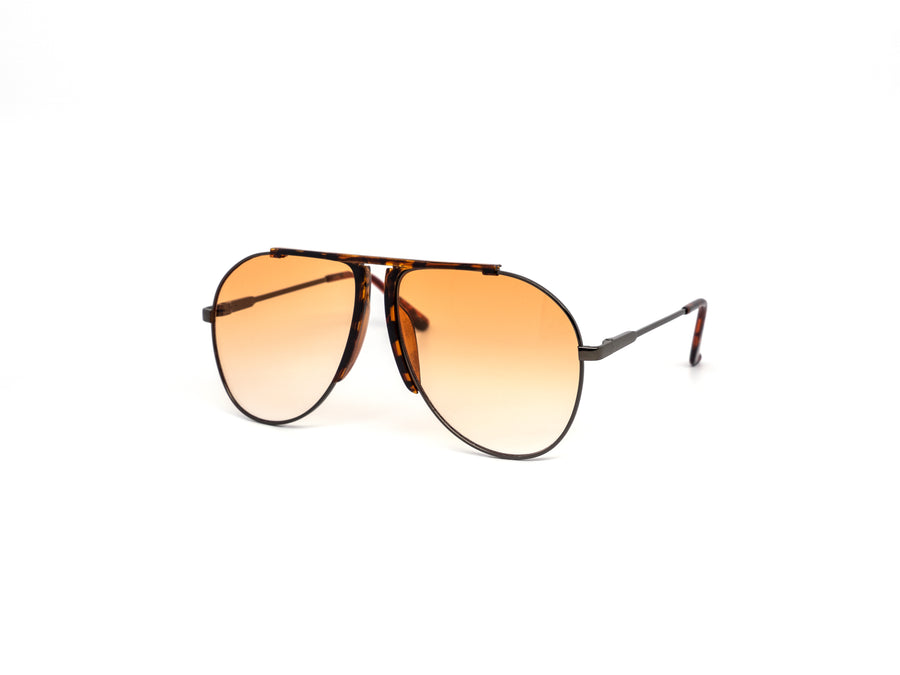 12 Pack: Black Bird Aviator Color Gradient Wholesale Sunglasses