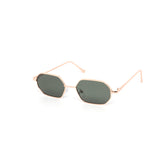 12 Pack: Petite Heptagonal Metal Wholesale Sunglasses