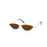 12 Pack: Skinny Cateye Metal Wholesale Sunglasses