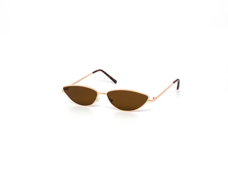 12 Pack: Skinny Cateye Metal Wholesale Sunglasses