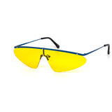 12 Pack: Skinny Rimless Sports Shield Wholesale Sunglasses