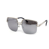 12 Pack: Sleek Metal Rimless Aviator Style Wholesale Sunglasses
