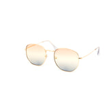 12 Pack: Classy Hexagonal Duotone Metal Wholesale Sunglasses