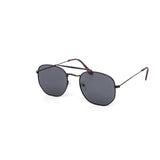 12 Pack: Retro Hexagonal Metal Aviator Wholesale Sunglasses