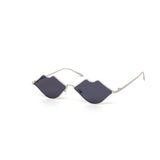 12 Pack: Retro Metal Lips Kiss Wholesale Sunglasses
