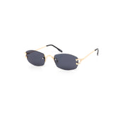 12 Pack: Eccentric Rimless Metal Gradient Wholesale Sunglasses