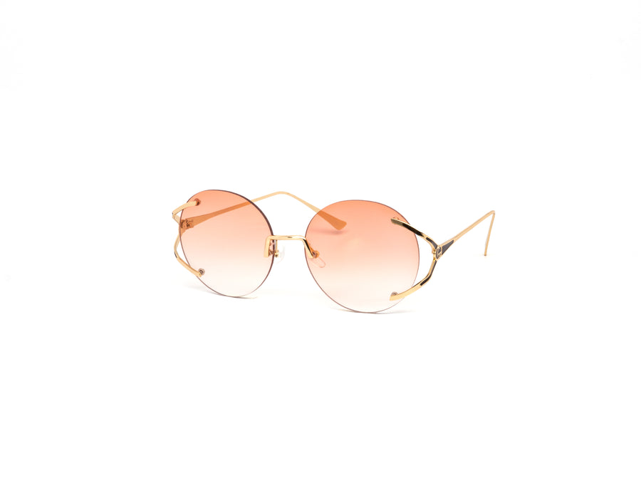 12 Pack: Luxurious Rimless Round Gradient Wholesale Sunglasses
