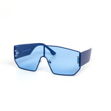 12 Pack: Oversized Retro Color Mono Lens Wholesale Sunglasses