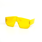 12 Pack: Oversized Retro Color Mono Lens Wholesale Sunglasses