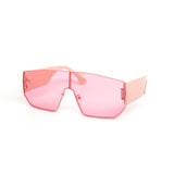 12 Pack: Oversized Retro Color Mono Lens Wholesale Sunglasses