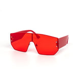 12 Pack: Oversized Retro Color Mono Lens Wholesale Sunglasses