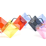 12 Pack: Hypnotic Diamond Cutout Color Wholesale Sunglasses