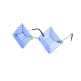 12 Pack: Hypnotic Diamond Cutout Color Wholesale Sunglasses