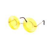 12 Pack: Hypnotic Circle Cutout Color Wholesale Sunglasses