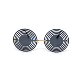 12 Pack: Hypnotic Circle Cutout Color Wholesale Sunglasses