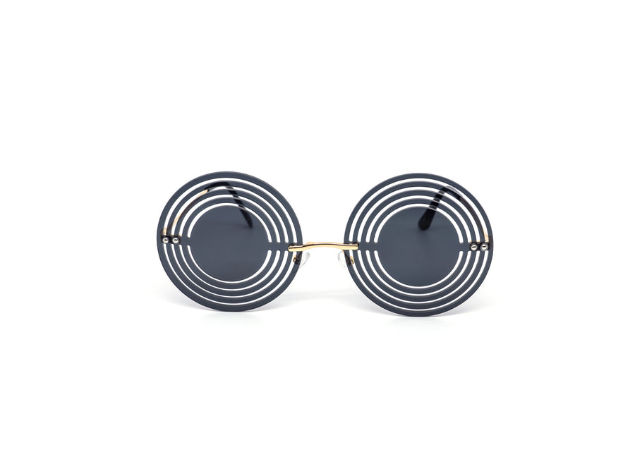 12 Pack: Hypnotic Circle Cutout Color Wholesale Sunglasses