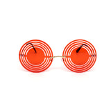 12 Pack: Hypnotic Circle Cutout Color Wholesale Sunglasses