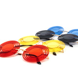 12 Pack: Hypnotic Circle Cutout Color Wholesale Sunglasses