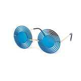 12 Pack: Hypnotic Circle Cutout Mirror Wholesale Sunglasses