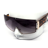 12 Pack: Oversized Rimless Uni-Shield Gradient Wholesale Sunglasses