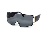 12 Pack: Oversized Rimless Uni-Shield Gradient Wholesale Sunglasses