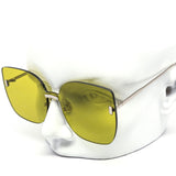 12 Pack: Minimalistic Oversized Rimless Cateye Wholesale Sunglasses