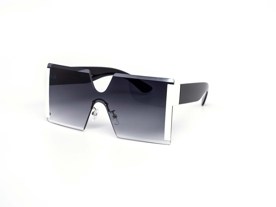 12 Pack: Semi-Rimless Square Gradient Wholesale Sunglasses
