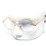 12 Pack: Metal Circle Blue Light Filtering Spring Hinge Wholesale Glasses