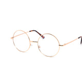12 Pack: Metal Circle Blue Light Filtering Spring Hinge Wholesale Glasses