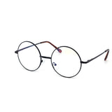 12 Pack: Metal Circle Blue Light Filtering Spring Hinge Wholesale Glasses