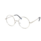 12 Pack: Metal Circle Blue Light Filtering Spring Hinge Wholesale Glasses