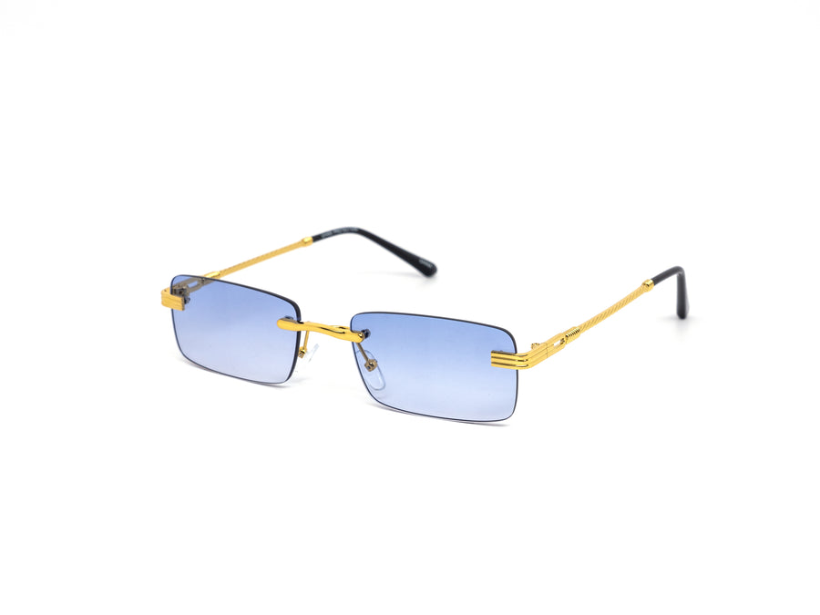 12 Pack: Chic Rectangular Frameless Gradient Wholesale Sunglasses